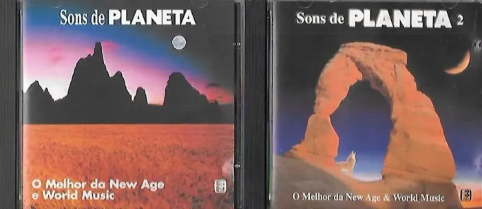 CD: Sons de Planeta - O Melhor da New Age & World Music (1995) volume 1 & 2 (editora Tres)