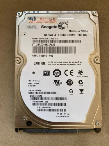 Hd 500gb notebook e dvr 