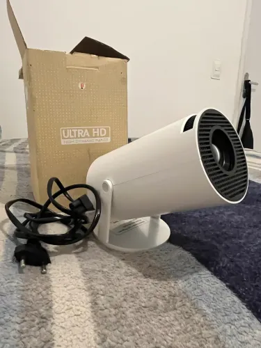Mini Projetor Portátil 5G, Wi-Fi 6 Bluetooth