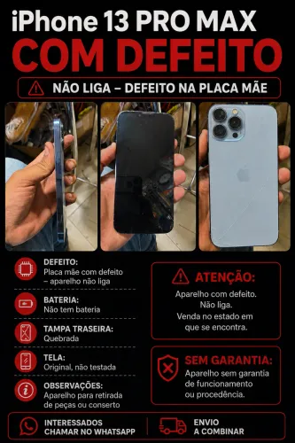 Sucata iPhone 13 Pro Max 