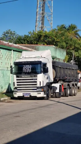 Conjunto Scania 124 360 + caçamba librelato 2012