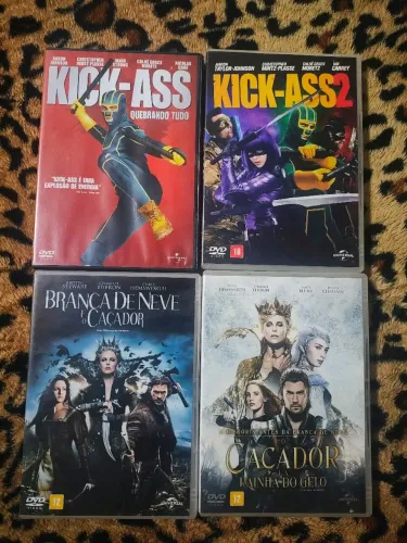 Lote DVD Kick-Ass 1 e 2 e o Caçador
