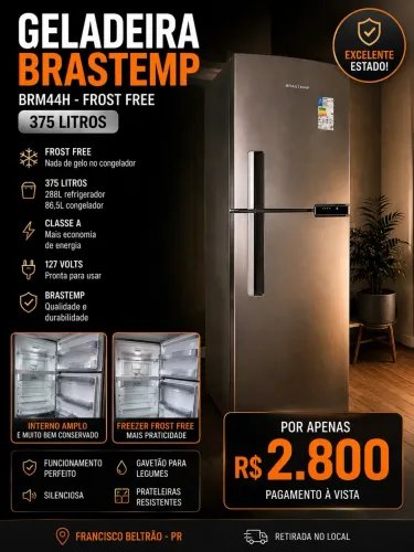 ? Geladeira Brastemp ? R$ 2.800