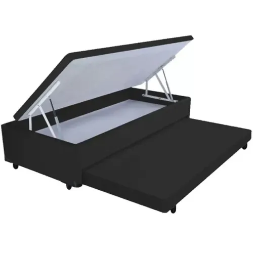 Base Box Solteiro com Baú e auxiliar r6554
