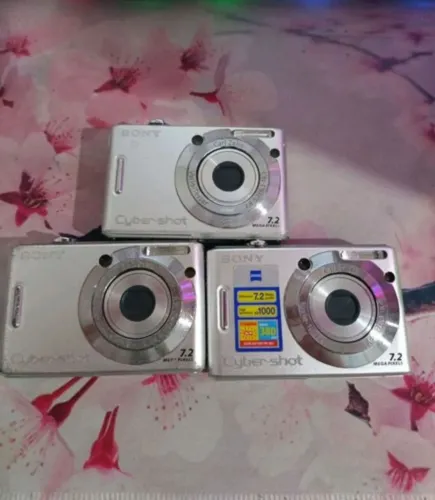 Lote com 3 câmeras Sony (não ligam)