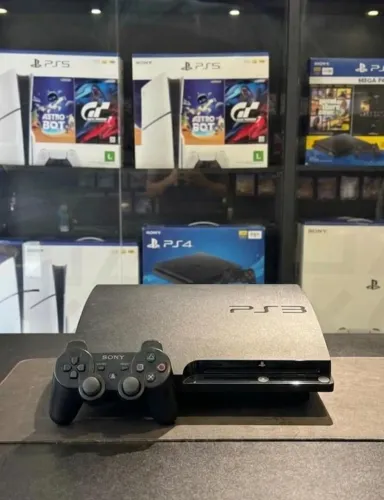 ° PS3 ( JOGOS LIBERADOS) + CONTROLE + CAIXA + GARANTIA 