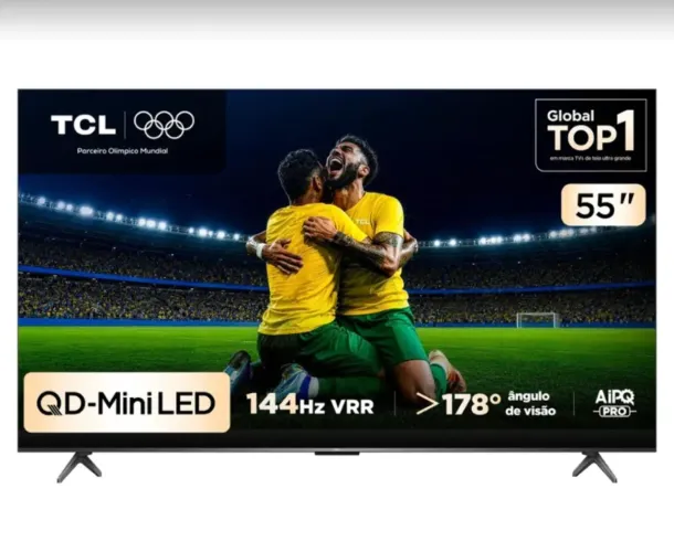 Smart Tv Gamer TCL 55 QD- Mini led | 144 Hz | 4K HDR | Garantia