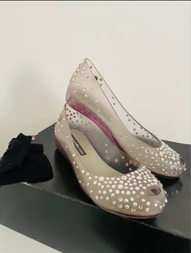 Sapatilha Melissa Ultragirl Cristal Swarovski