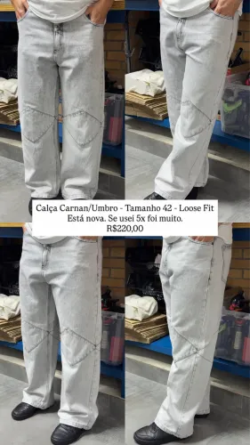 Calça Carnan - Tamanho 42 - Seminova