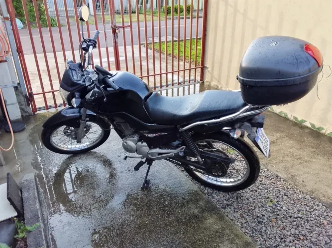 Honda CG Fan 150 2014 - Baixa Km + Baú