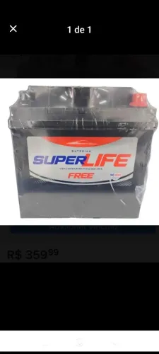 Bateria 60 amp nem 2 meses de uso