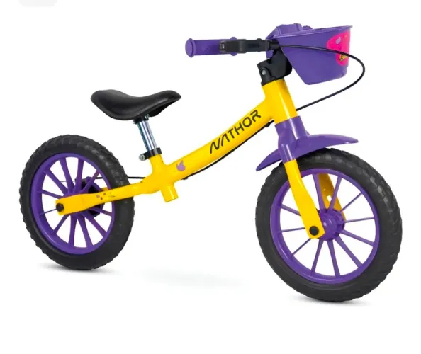 Bicicleta Infantil Sem Pedal Balance Garden Nathor Aro 12 (USADO)