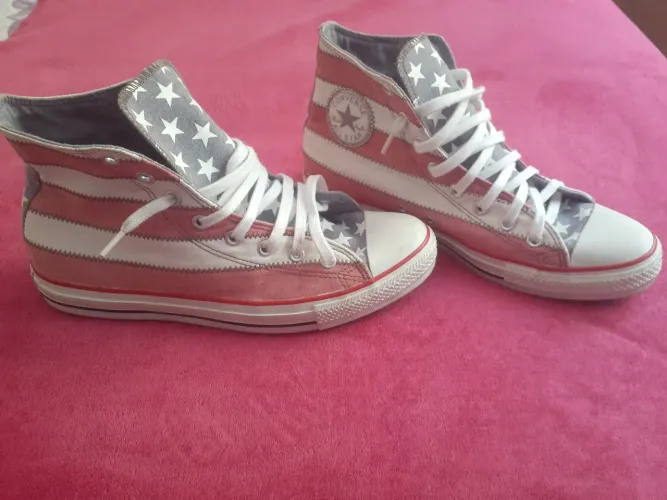 All Star Converse Vintage - Clássico Bandeira dos EUA 