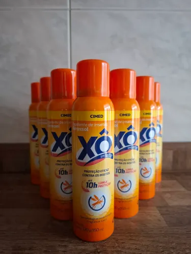 Repelente de insetos Aerosol Xô Lote 12 unidades 