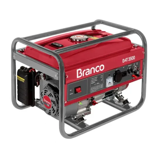 Gerador Branco à Gasolina 3,5KW