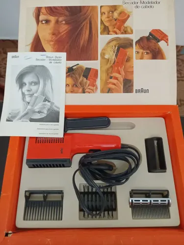 Vintage secador de cabelo Braun