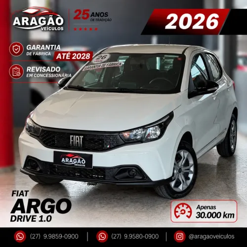 Fiat Argo Drive 1.0 6V Flex 2026