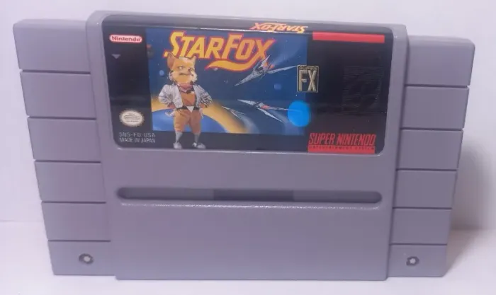 Jogo - STAR FOX - original - chip super FX - super nintendo