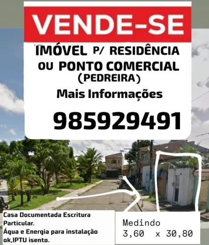 Imóvel à Venda na Pedreira - Excelente Localização
