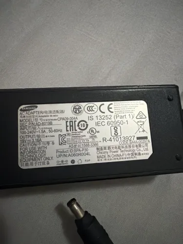 fonte notebook samsung cpa09 004a original