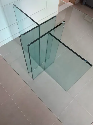 Mesa de Jantar sob medida em vidro temperado 