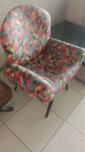 Poltrona estampada 