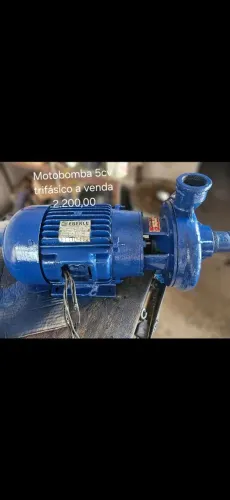 Motobomba 5 cv trifásico 