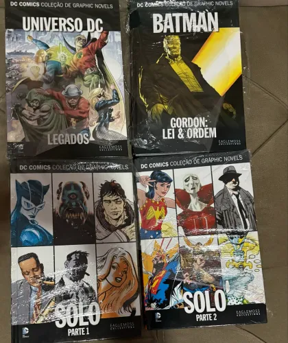 Eaglemoss Dc comics coleção de graphic novels 4 volumes 