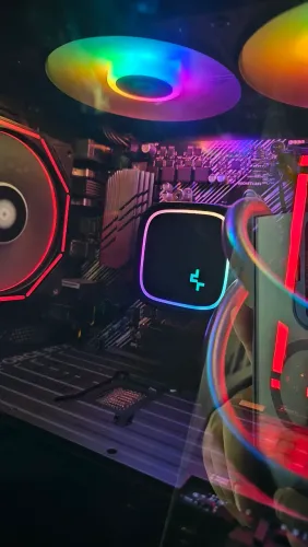 Kit AM4 Ryzen 7 5700x + Asus B550M-A + 16GB PC3200 Corsair RGB
