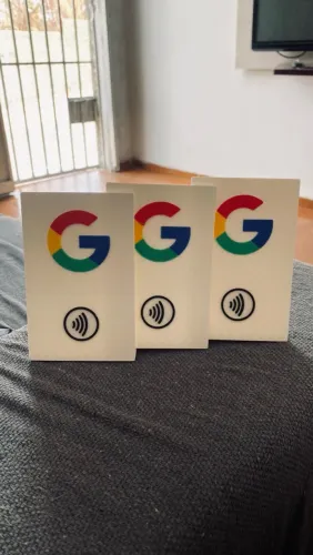 Placas de Avaliação google NFC