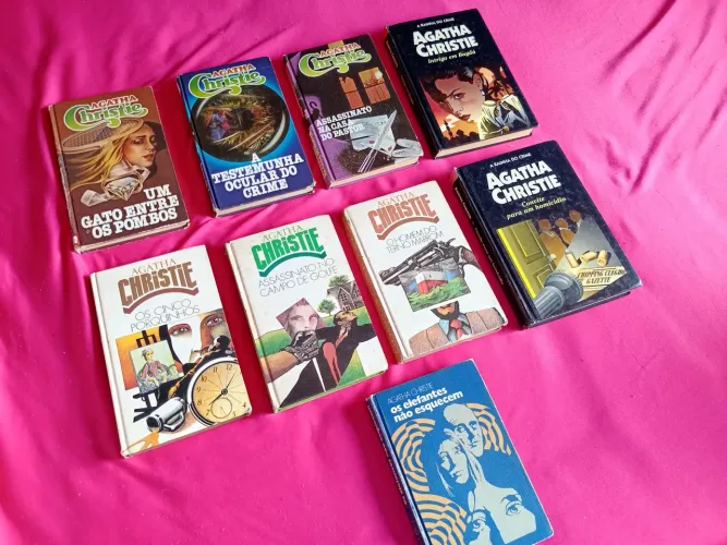 Coleção de livros Agatha Christie 
