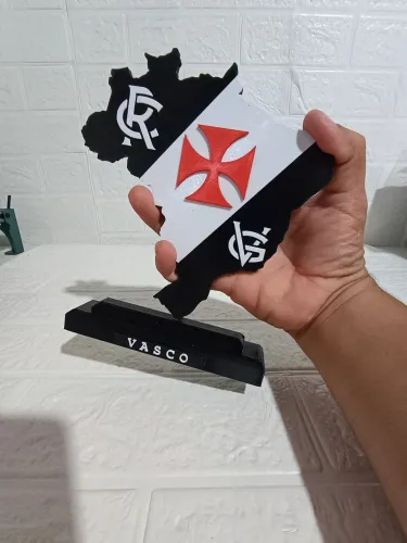 Placa 3d do Vasco da Gama