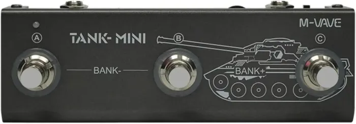 M-VAVE TANK MINI Pedal Multiefeitos para Guitarra/Baixo LACRADO