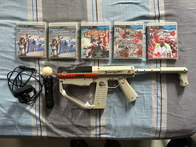 Kit Move Ps3 + Jogos 