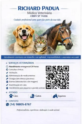 Médico Veterinário a domicílio