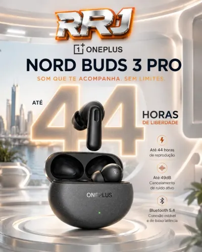 OnePlus Nord Buds 3 Pro até 44 horas