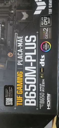ASUS TUF GAMING PLACA MAE B650M PLUS (nova sem uso)