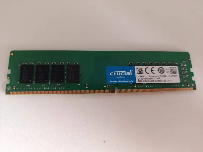 Memória 8GB DDR4 2400mhz Crucial