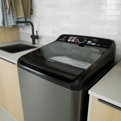Máquina de Lavar Panasonic 15kg Titânio 127v NA-F150B1T