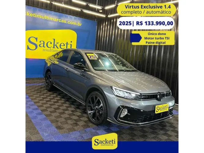 Volkswagen Virtus Exclusive 250tsi 1.4 Flex 16V AUT 2025