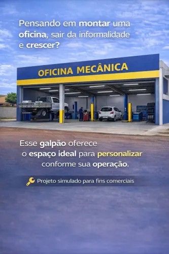 Galpão 430m² em Marataízes - Ideal para Oficina, Depósito ou Empresa