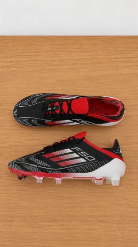 Chuteira Campo ADIDAS F50 Elite FG Preto - Vermelho