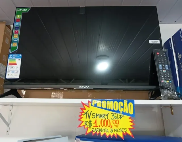 TV SMART 32 Polegadas. Nova na caixa. Aqui na LOJA FABGAMES 