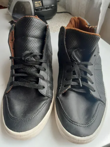 Sapatênis Canolongo Preto de Cadarço Tam; 40