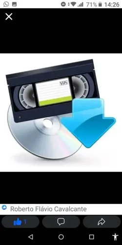 Conversão de fita VHS para DVD ( R$ 30 reais por fita)