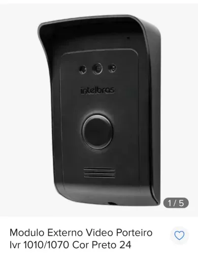 Modulo externo vídeo porteiro Intelbras