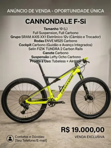 Cannondale scalpel SI full carbono