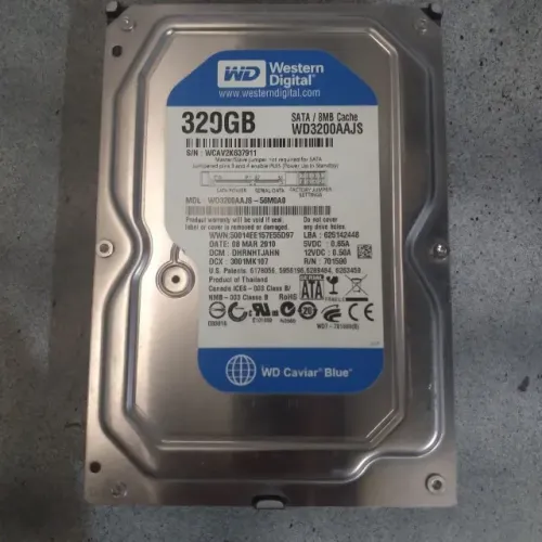 HD 320GB SATA Western Digital Caviar Blue 100% Saudável Zero Bad Blocks