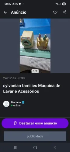 Máquina de lavar e acessórios