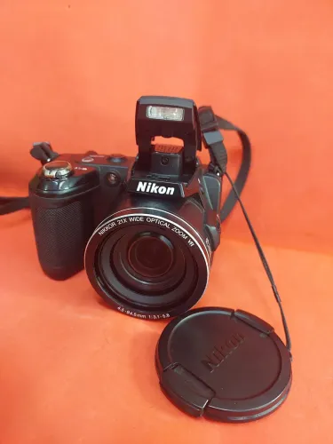 Câmera Nikon Coolpix L120 funcionando perfeitamente